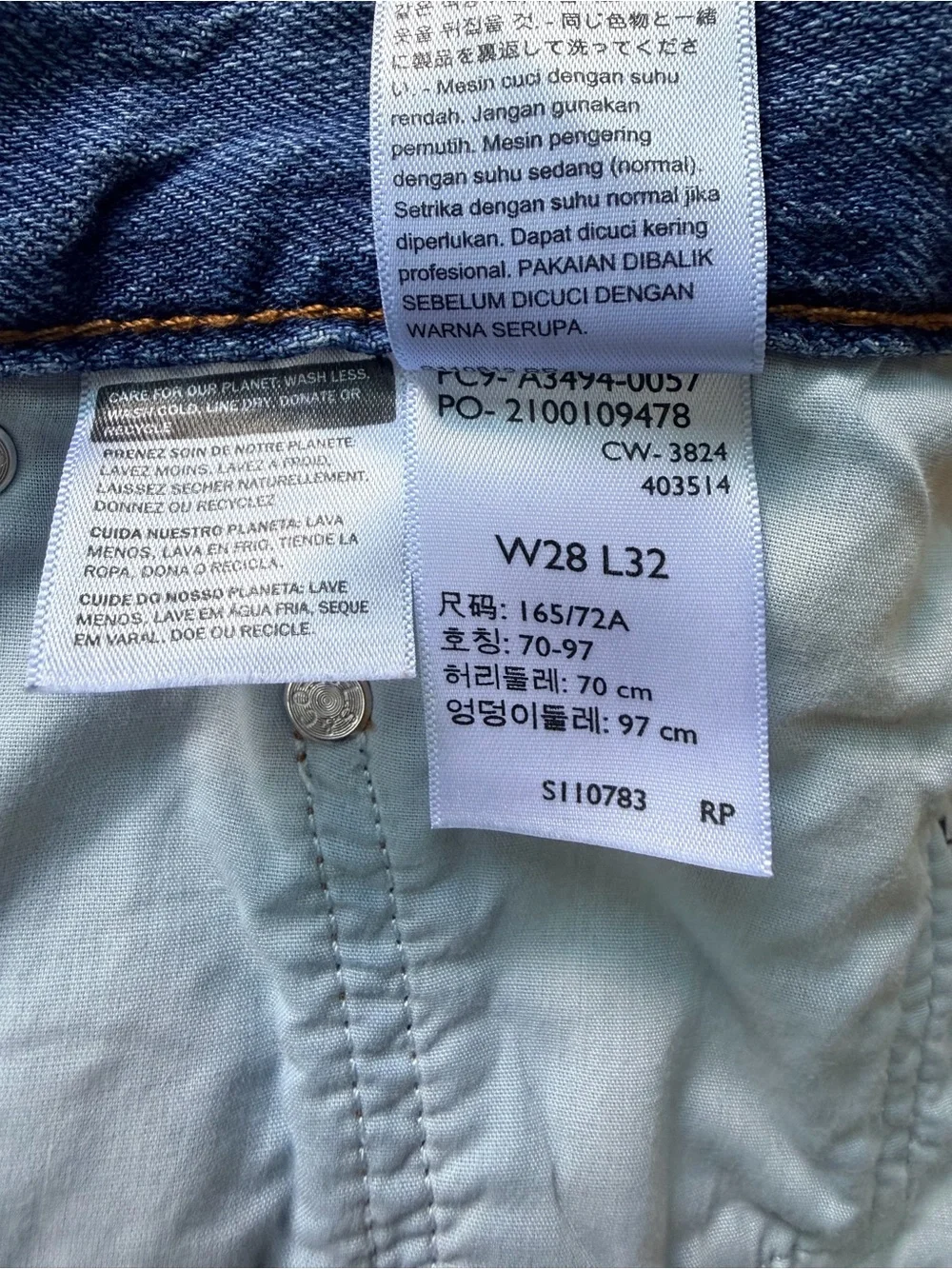 Levi’s Premium Baggy Dad Jeans Women’s 28 Relaxed Slouchy Mid Rise